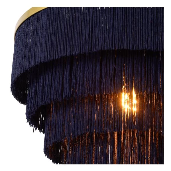 Lucide EXTRAVAGANZA FRILLS - Pendant light - Ø 42 cm - 1xE27 - Matt Gold / Brass - detail 4